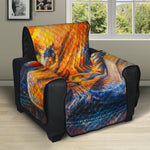 Buddha Statue Mandala Print Recliner Protector