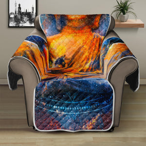 Buddha Statue Mandala Print Recliner Protector