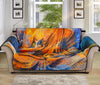 Buddha Statue Mandala Print Sofa Protector