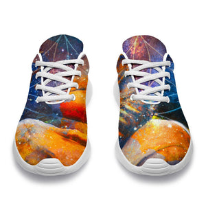 Buddha Statue Mandala Print Sport Shoes GearFrost