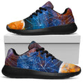 Buddha Statue Mandala Print Walking Shoes
