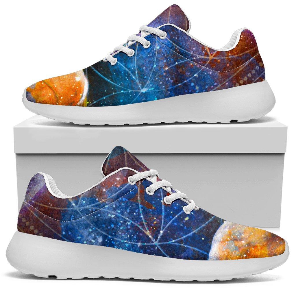 Buddha Statue Mandala Print Sport Shoes GearFrost