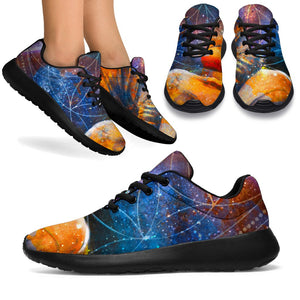 Buddha Statue Mandala Print Sport Shoes GearFrost