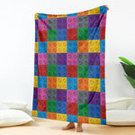 Building Blocks Toy Pattern Print Blanket