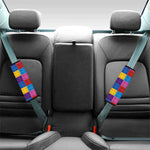 Building Blocks Toy Pattern Print Car Seat Belt Covers
