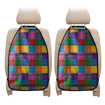 Building Blocks Toy Pattern Print Car Seat Organizers