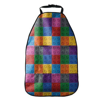 Building Blocks Toy Pattern Print Car Seat Organizers