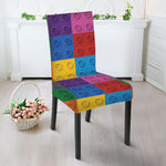 Building Blocks Toy Pattern Print Dining Chair Slipcover
