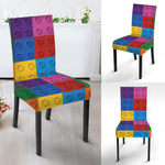 Building Blocks Toy Pattern Print Dining Chair Slipcover