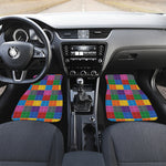 Building Blocks Toy Pattern Print Front Car Floor Mats