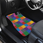 Building Blocks Toy Pattern Print Front Car Floor Mats