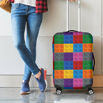 Building Blocks Toy Pattern Print Luggage Cover