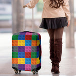 Building Blocks Toy Pattern Print Luggage Cover