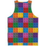Building Blocks Toy Pattern Print Men's Tank Top