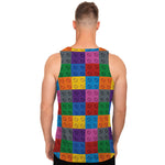 Building Blocks Toy Pattern Print Men's Tank Top