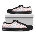 Bull And Bear Stock Market Print Black Low Top Sneakers