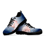 Bull And Bear Stock Market Print Black Sneakers