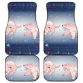 Bull And Bear Stock Market Print Front and Back Car Floor Mats