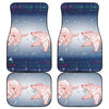 Bull And Bear Stock Market Print Front and Back Car Floor Mats