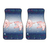 Bull And Bear Stock Market Print Front Car Floor Mats