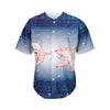 Bull And Bear Stock Market Print Men's Baseball Jersey