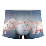Bull And Bear Stock Market Print Men's Boxer Briefs