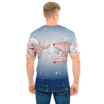 Bull And Bear Stock Market Print Men's T-Shirt