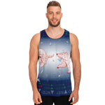 Bull And Bear Stock Market Print Men's Tank Top