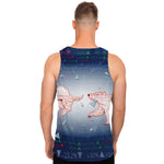 Bull And Bear Stock Market Print Men's Tank Top