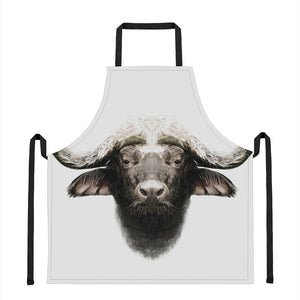 Bull Portrait Print Apron