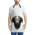 Bull Portrait Print Apron