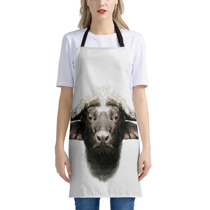 Bull Portrait Print Apron