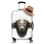 Bull Portrait Print Luggage Cover