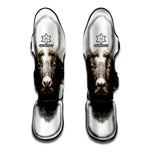 Bull Portrait Print Muay Thai Shin Guard