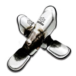 Bull Portrait Print Muay Thai Shin Guard