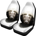 Bull Portrait Print Universal Fit Car Seat Covers