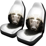 Bull Portrait Print Universal Fit Car Seat Covers