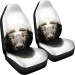 Bull Portrait Print Universal Fit Car Seat Covers