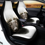 Bull Portrait Print Universal Fit Car Seat Covers