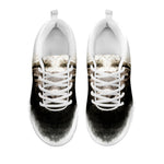 Bull Portrait Print White Sneakers