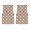 Bull Terrier Heart Pattern Print Front Car Floor Mats