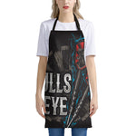 Bullseye Darts Print Apron