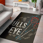 Bullseye Darts Print Area Rug