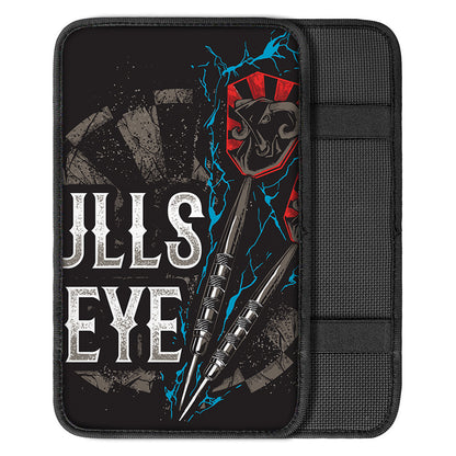 Bullseye Darts Print Car Center Console Cover