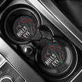 Bullseye Darts Print Car Coasters