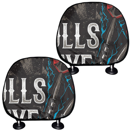 Bullseye Darts Print Car Headrest Covers