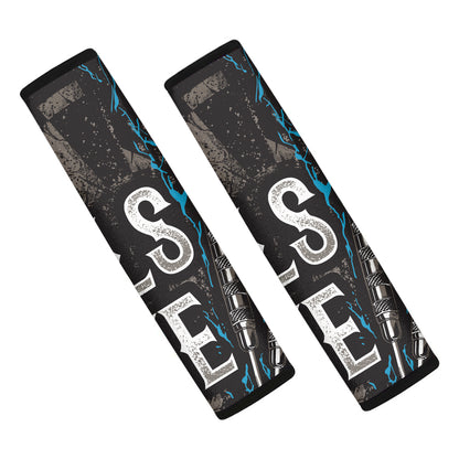 Bullseye Darts Print Car Seat Belt Covers