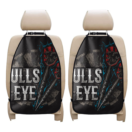 Bullseye Darts Print Car Seat Organizers