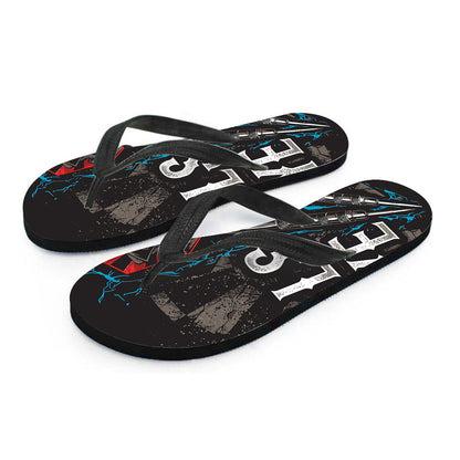 Bullseye Darts Print Flip Flops