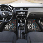 Bullseye Darts Print Front and Back Car Floor Mats